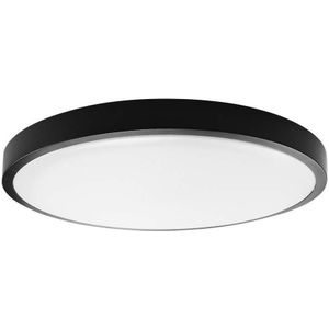 LED Badkamer plafondlamp LED/36W/230V IP44 4000K diameter 35 cm zwart