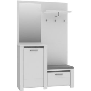 Rek, Display op wielen, B37 x D38 x H156 cm - 2de Hands winkelinventaris