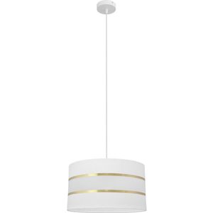 Hanglamp aan een koord HELEN 1xE27/60W/230V diameter 35 cm wit/gouden
