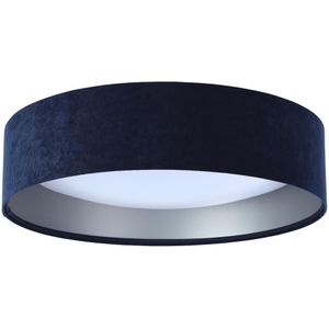 LED Plafond Lamp GALAXY 1xLED/24W/230V blauw/zilver