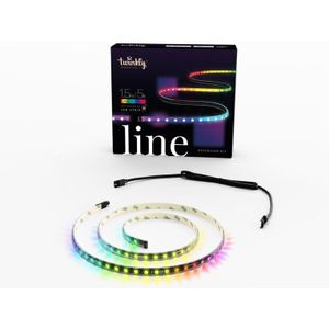 Twinkly TWL100ADP-B - LED RGB Verlenging strip LINE 100xLED 1,5 m Wi-Fi