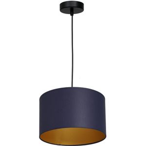 Hanglamp aan een koord ARDEN 1xE27/60W/230V diameter 25 cm paars/gouden