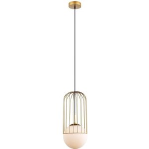 ITALUX MDM-3940/1 GD - Hanglamp aan een koord MATTY 1xE27/40W/230V diameter 20 cm goud