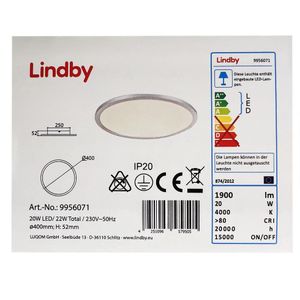 Lindby - LED plafondlamp LEONTA LED/20W/230V