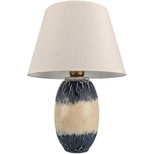 RAMZES Bureaulamp 1xE27/40W/230V Beige/Blauw