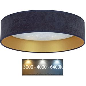 Brilagi - LED Plafondlamp VELVET STAR LED/24W/230V d. 40 cm  blauw/goud