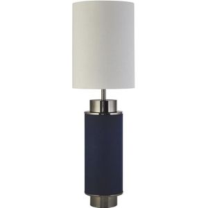 Searchlight EU59041BK - Tafellamp FLASK 1xE27/60W/230V blauw