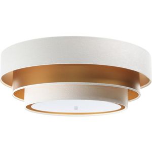 Plafondlamp TRINITI 2xE27/60W/230V wit/goud