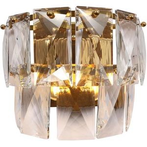 Kristallen wandlamp CHELSEA 2xE14/40W/230V goud