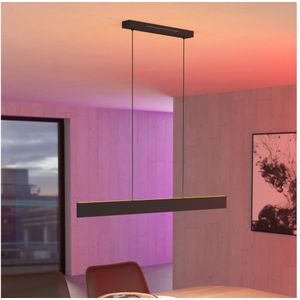 Eglo 31433 - LED RGBW Dimbare hanglamp aan een koord ANDREAS-Z LED/38W/230V zwart