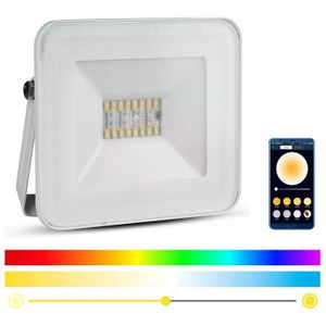 LED RGB Schijnwerper LED/20W/230V IP65 wit