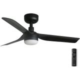 FARO - 33822-1TW - LED Dimbaar Fan - Mini Punt S - LED/10W - 2700/4000/6000K + AB