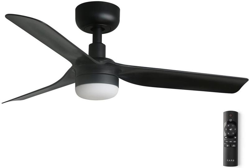 FARO - 33822-1TW - LED Dimbaar Fan - Mini Punt S - LED/10W - 2700/4000/6000K + AB