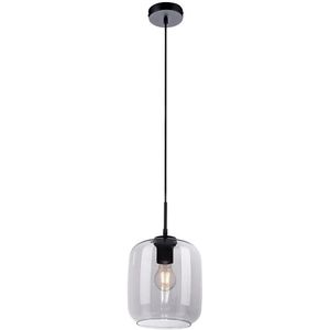 Paul Neuhaus 2002-25 - Hanglamp aan een koord SHITAKE 1xE27/10W/230V diameter 20 cm gerookt