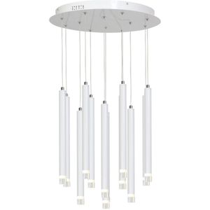 LED Hanglamp aan een koord ALBA 12xLED/1W/230V wit
