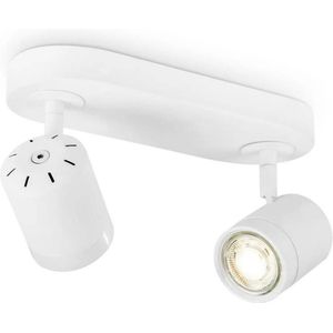 Dimbare LED Spot MANU 2xGU10/5,8W/230V wit