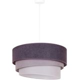 Duolla - Hanglamp aan een koord TRIO 1xE27/15W/230V antraciet/grijs/wit