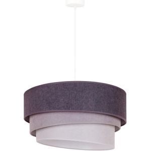 Duolla - Hanglamp aan een koord TRIO 1xE27/15W/230V antraciet/grijs/wit