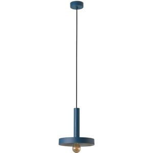 FARO 20169 - Hanglamp aan een koord WHIZ 1xE27/15W/230V blauw