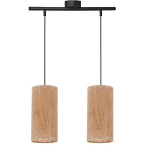 Hanglamp aan een koord ARAGONA 2xE27/60W/230V bruin
