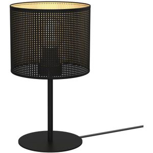 Tafellamp LOFT SHADE 1xE27/60W/230V diameter 18 cm zwart/gouden