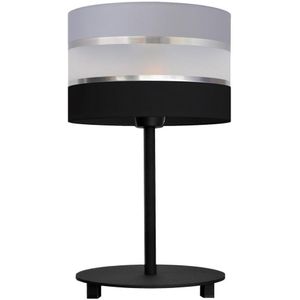 Tafellamp HELEN 1xE27/60W/230V zwart/grijs/zilver