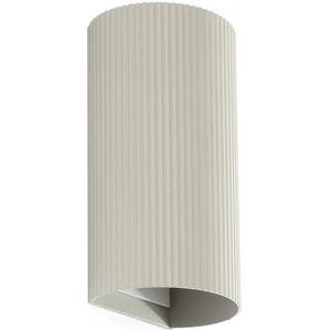 FARO 40544 - Wandlamp SOLE 2xGU10/8W/230V grijs gegolfd rond