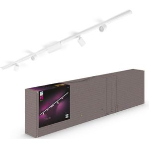 Philips Hue Perifo railverlichting plafond - wit en gekleurd licht - 4-spots - wit - basisset