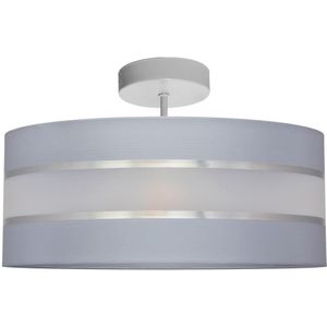 Hanglamp aan een paal HELEN 3xE27/60W/230V grijs/glanzend chroom