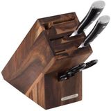 Messenblok - Hout - 6 Messen - Inclusief Snijplank