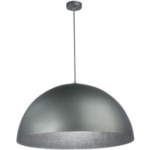 Hanglamp aan een koord SFERA 1xE27/60W/230V diameter 35 cm grijs/zilver