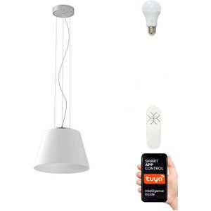 Immax NEO 07053L - LED RGBW Dimbare hanglamp aan een koord CONO 1xE27/8,5W/230V 32 cm