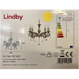 Lindby - Hanglamp aan een ketting KORA 5xE14/40W/230V