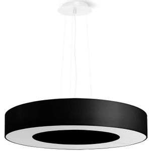 Sollux - Hanglamp aan een koord SATURNO SLIM 5x E27 / 60W / 230V d. 50 cm zwart