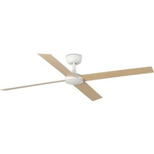 FARO 34355WT - Plafondventilator RUDDER L wit/beige diameter 132 cm WT + AB