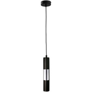 Hanglamp aan koord MAGNUMA 1xGU10/50W/230V zwart/glanzend chroom