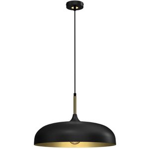 Brilagi - Hanglamp aan een koord ABRAHAM 1xE27/60W/230V diameter 45 cm zwart