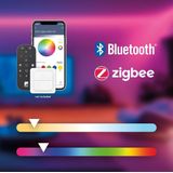 Eglo - Regello-Z - Smart-Home LED-Spiegellamp - Zilver - IP44 - Dimbaar