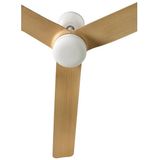 FARO BARCELONA Punt M Plafondventilator - Wit/Hout - LED Verlichting