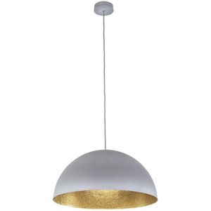 Hanglamp aan een koord SFERA 1xE27/60W/230V diameter 35 cm grijs/goud