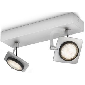 Philips MyLiving Spotlight Millenium Grijs 2x4,5 W 531924816