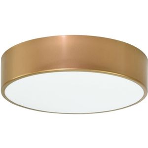 Plafondlamp met Sensor voor Buiten CLEO 2xE27/48W/230V d. 30 cm goud IP54