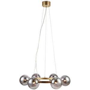 Markslöjd 108050 - Hanglamp aan een koord CIRCLE 6xG9/20W/230V goud