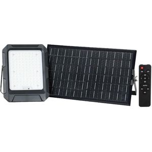 LED Solar Schijnwerper LED/15W/3,7V IP65 4000K zwart + AB
