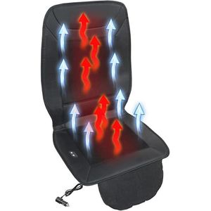 Verwarmde stoelhoes met ventilatie 18W/12V zwart