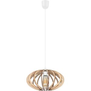 Hanglamp aan een koord EARTH 1xE27/60W/230V wit/beige