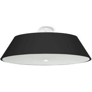 Sollux - Plafond Lamp VEGA 5x E27 / 60W / 230V d. 60 cm zwart