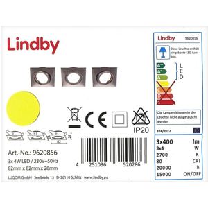 Lindby - SET 3x LED Hang plafondverlichting ANDREJ LED/4W/230V