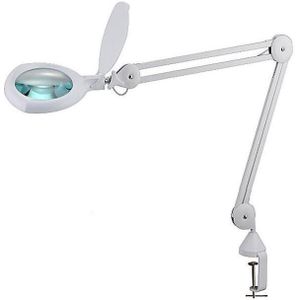 Dimbare LED Tafellamp met Vergrootglas en Clip LED/8W/12/230V