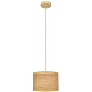 Hanglamp aan een koord ALBA 1xE27/60W/230V diameter 20 cm bruin